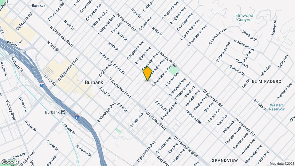 550 E Santa Anita Ave Map and Location Details
