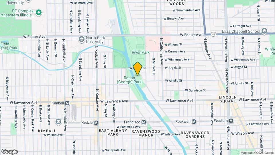 4756 N Maplewood Ave Map and Location Details