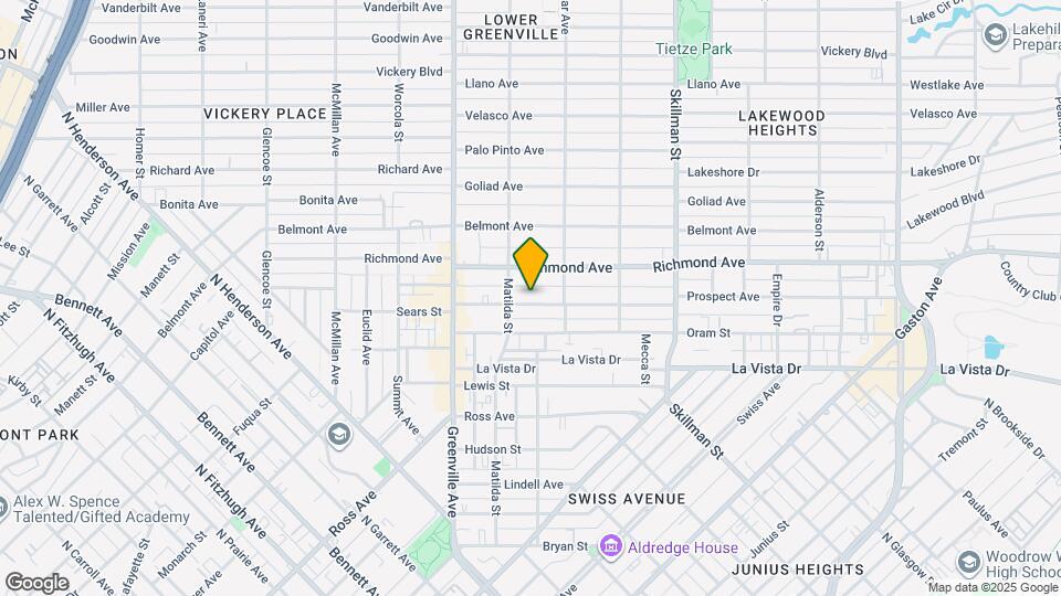 5819 Prospect Ave Map and Location Details