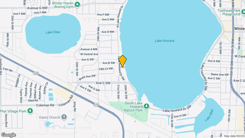 208 Lake Howard Dr SW Map and Location Details