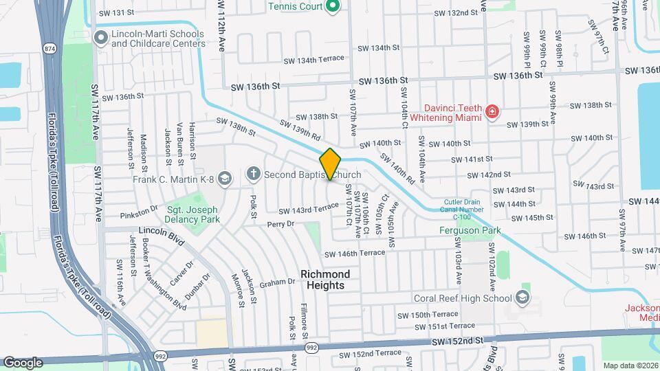 14253 SW 107th Pl Map and Location Details