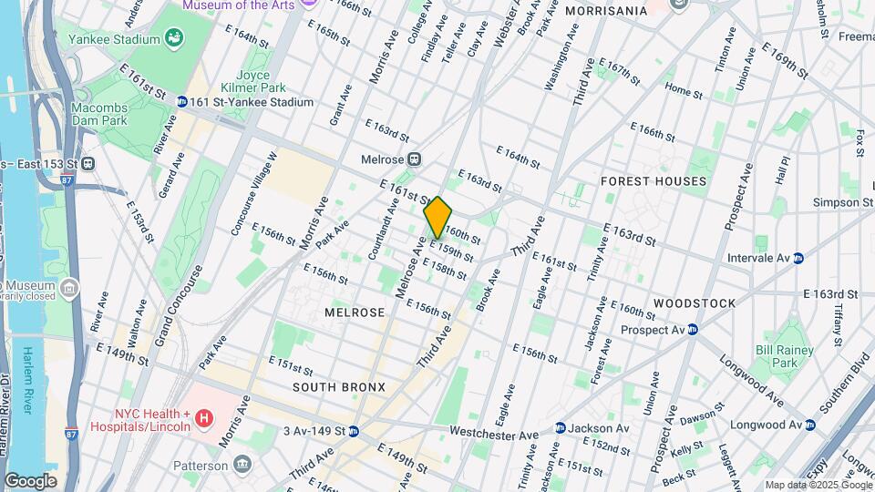 420 E 159th St Map and Location Details