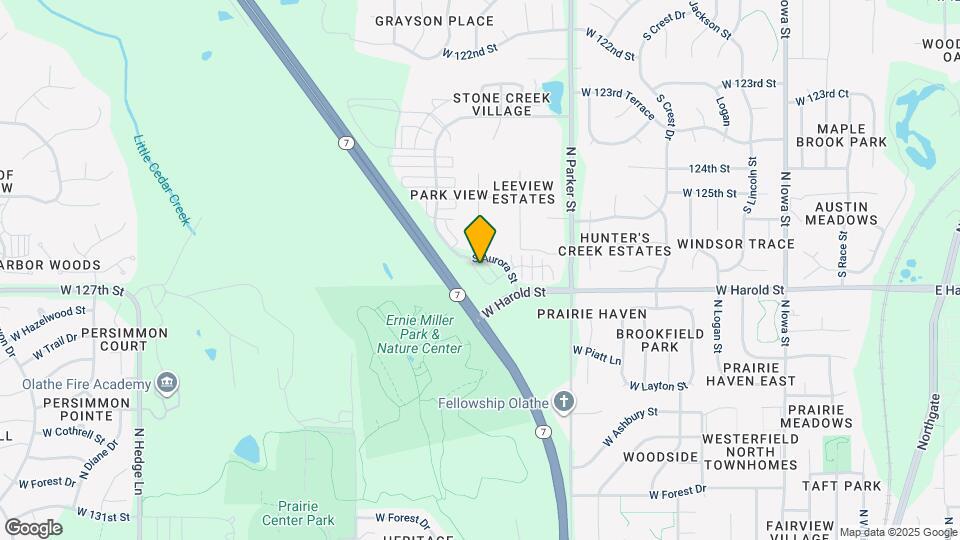 12651 S Prairie Creek Rd Map and Location Details