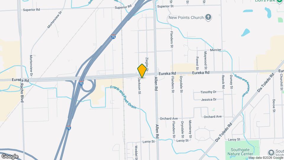 20135 Eureka Rd Map and Location Details