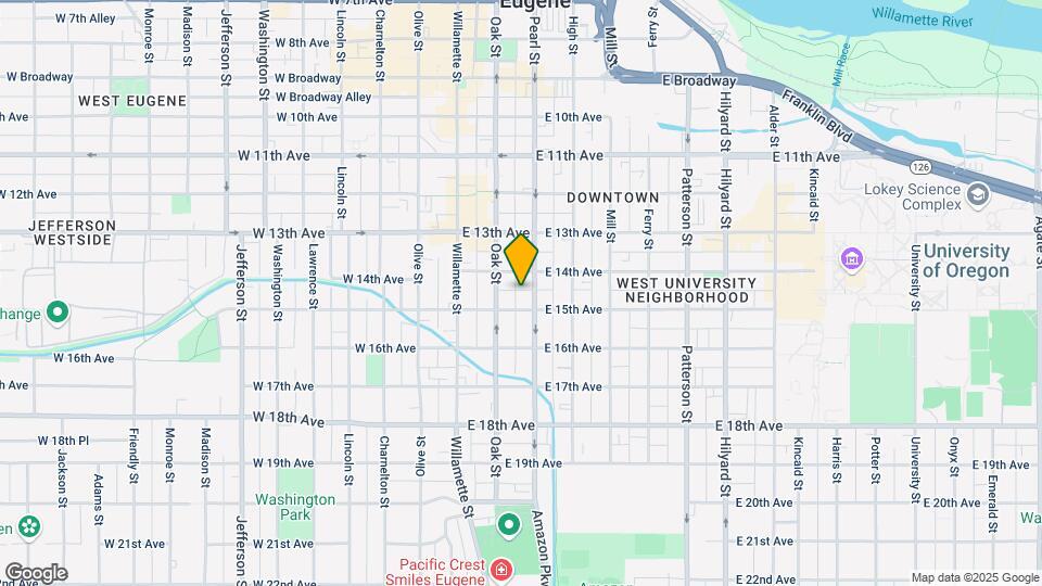 1458 1/2 Pearl St Map and Location Details