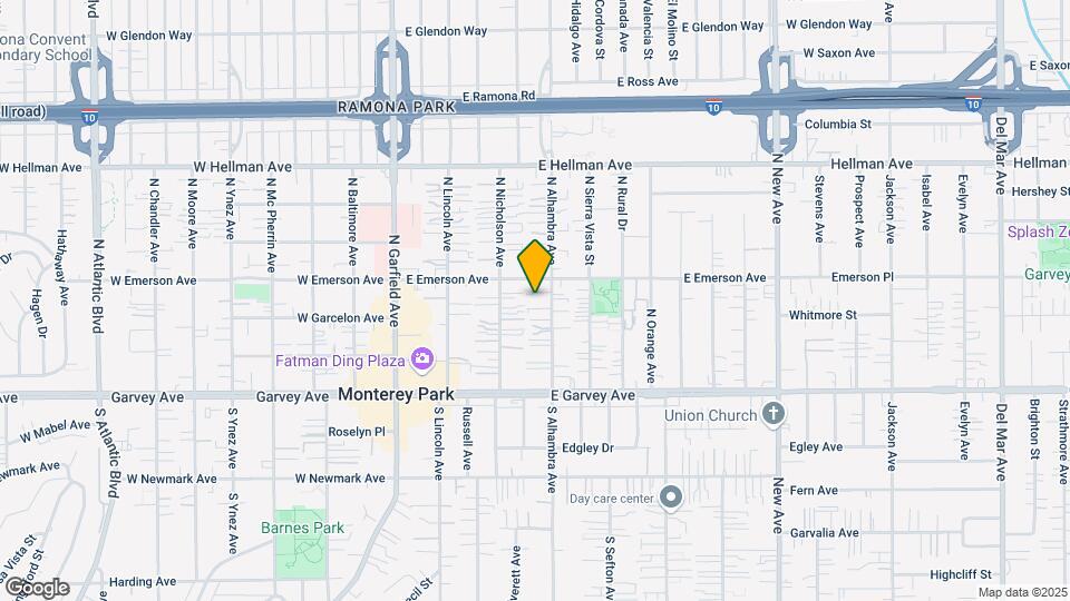 313 N Alhambra Ave Map and Location Details