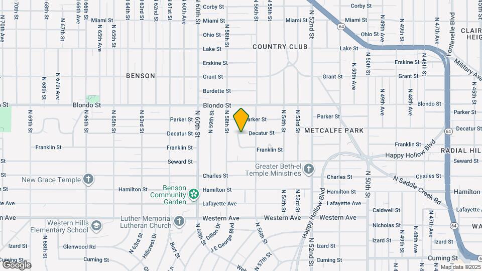 1727 N 57th Ave Map and Location Details
