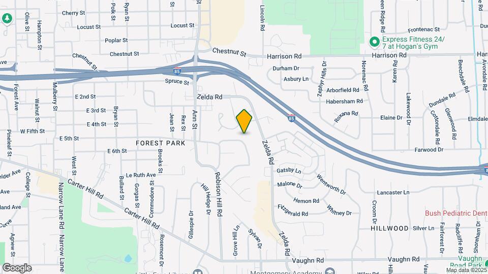 2637 Green Oaks Dr Map and Location Details