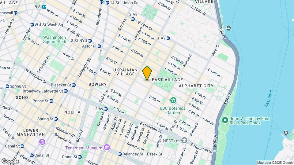 118 E 7th St-Unit -4BR Map and Location Details