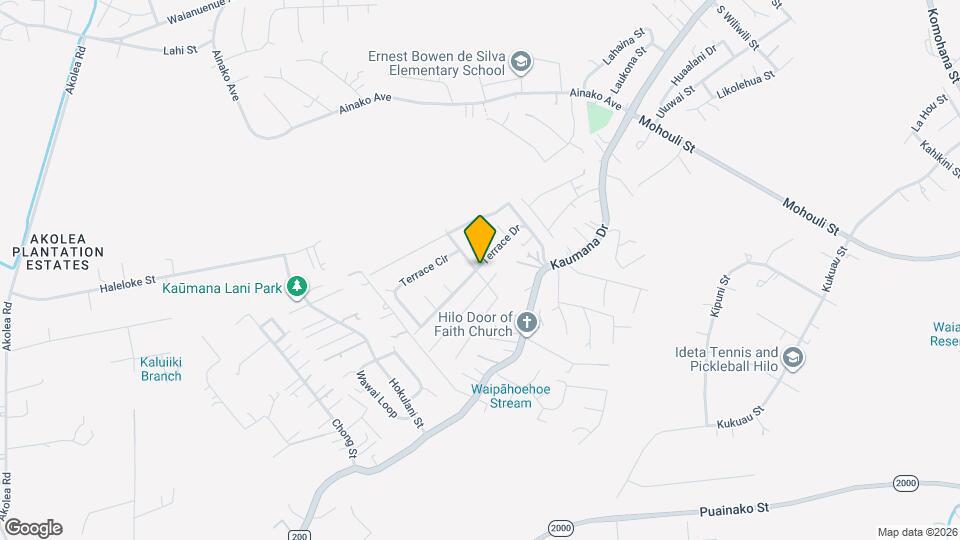 165 Terrace Dr Map and Location Details