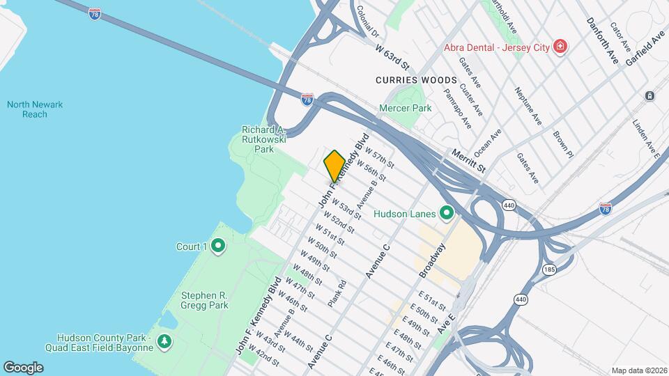 1204 Kennedy Blvd Mapa y Detalles de la Ubicación
