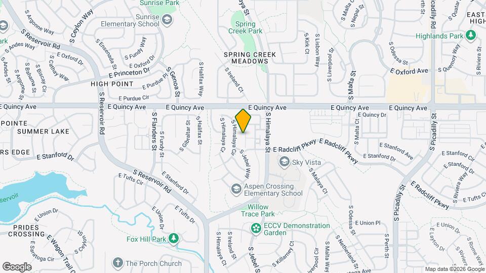 4419 S Jebel Ln Map and Location Details