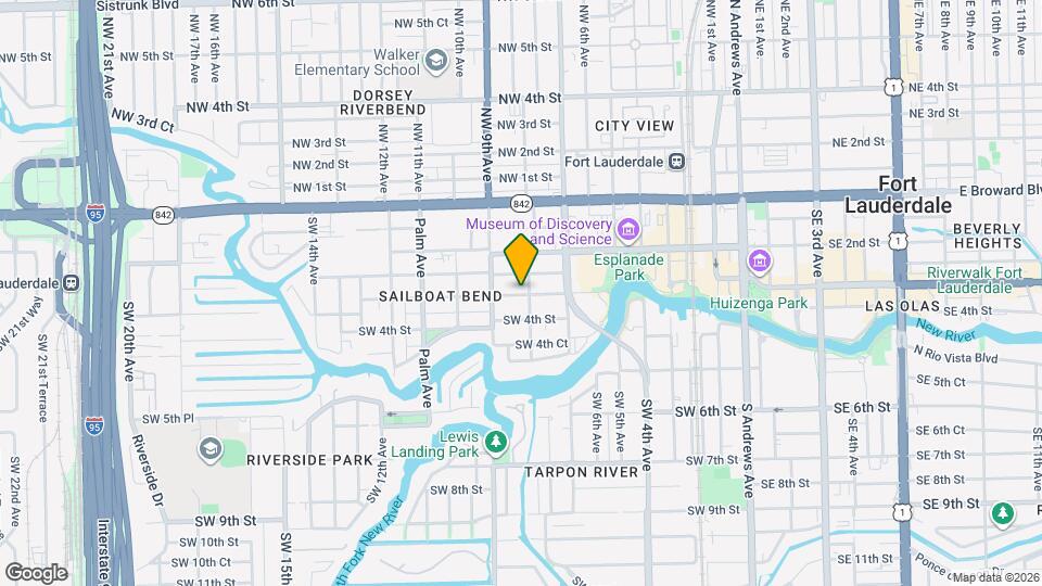 815 W Las Olas Blvd Mapa y Detalles de la Ubicación