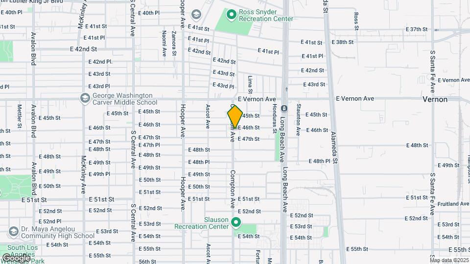 4610 Compton Ave Map and Location Details