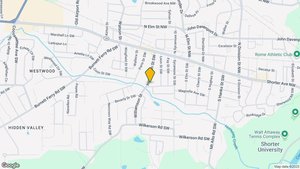 1310 Magnolia Ave SW Map and Location Details