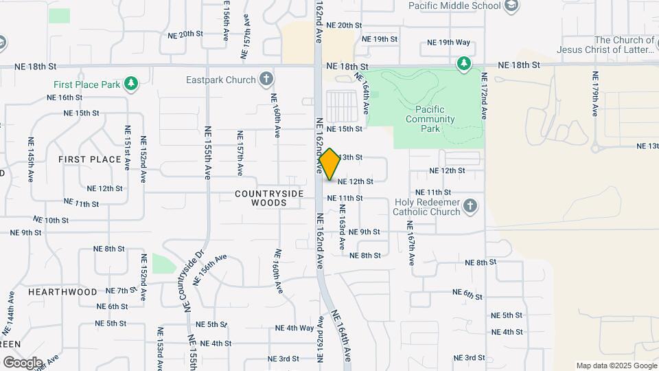 16209 NE 12th St Mapa y Detalles de la Ubicación