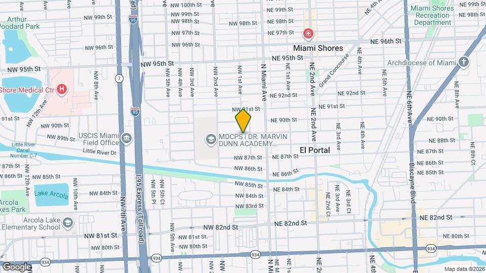 124 NW 89th St Map and Location Details