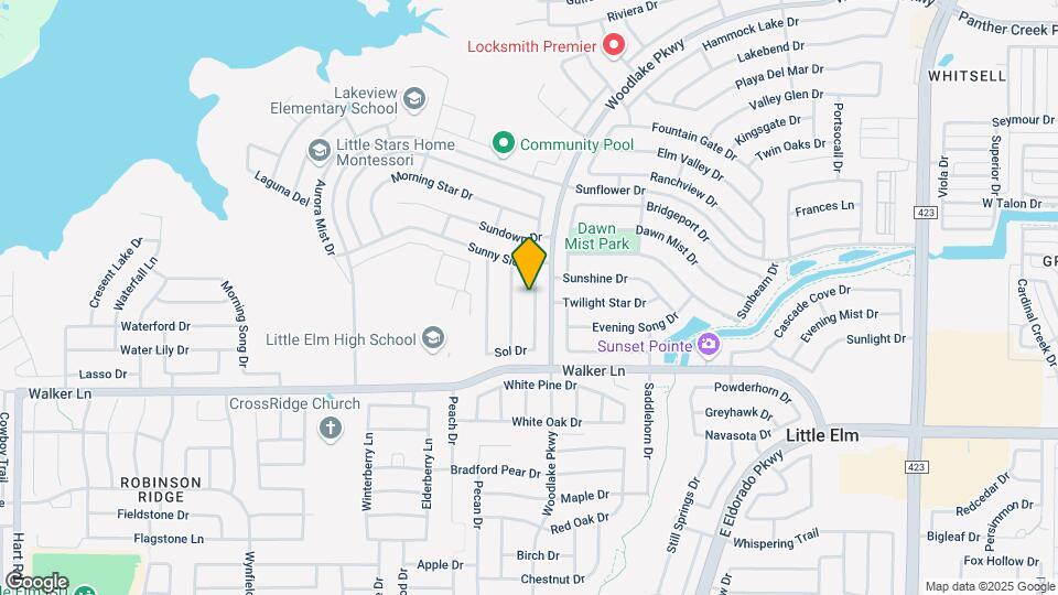 2805 Watercress Dr Map and Location Details