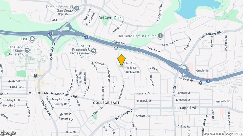 5252 Lenore Dr Map and Location Details