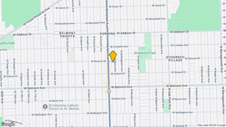 3346 N Neva Ave Mapa y Detalles de la Ubicación