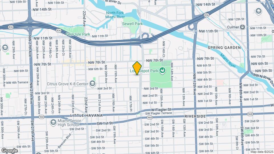 1722 NW 5th St Map and Location Details