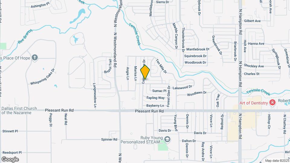 613 Hidden Brooke Dr Mapa y Detalles de la Ubicación