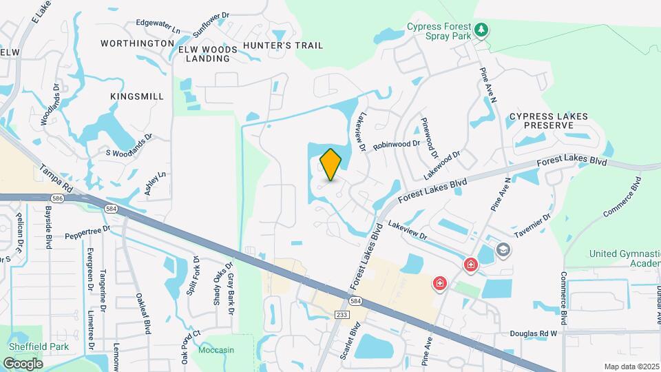 213 Lake Charles Ct Map and Location Details
