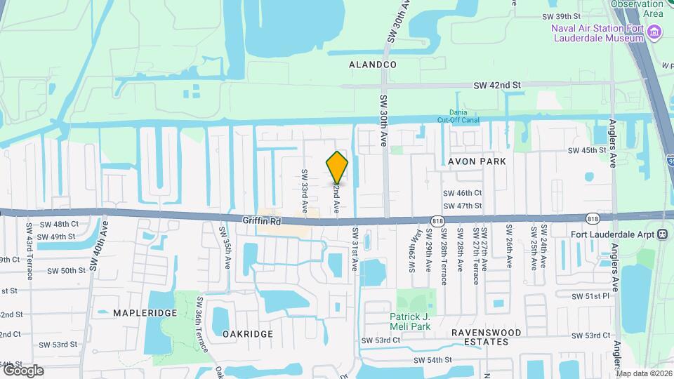 4640 SW 32nd Ave Map and Location Details