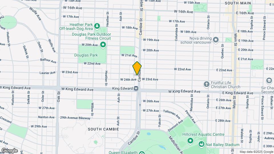 3985 Cambie St Map and Location Details