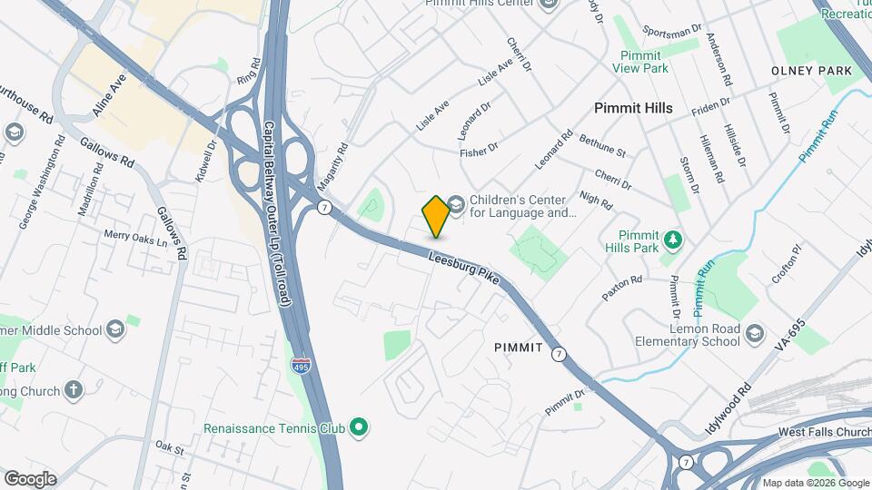 2064 Tysons Ridgeline Rd Map and Location Details