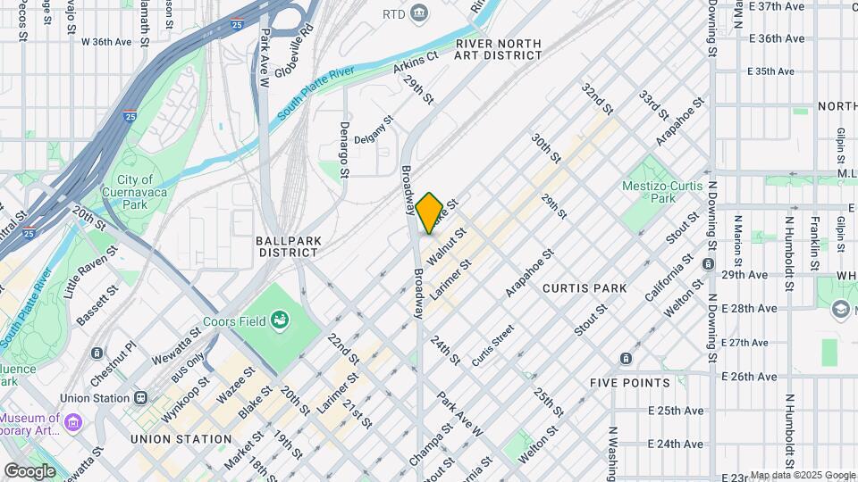 2560 Blake St Map and Location Details