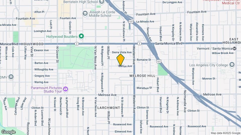 5500 Barton Ave Mapa y Detalles de la Ubicación