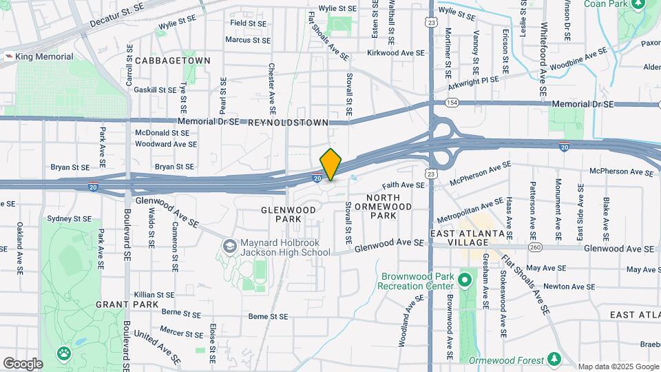 964 N Ormewood Park Dr SE Mapa y Detalles de la Ubicación