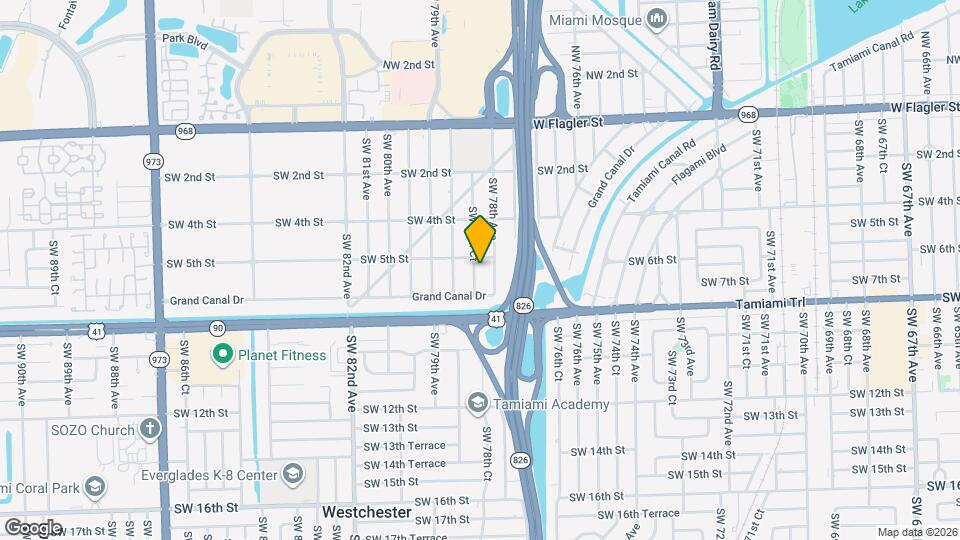 525 SW 78th Ct Map and Location Details