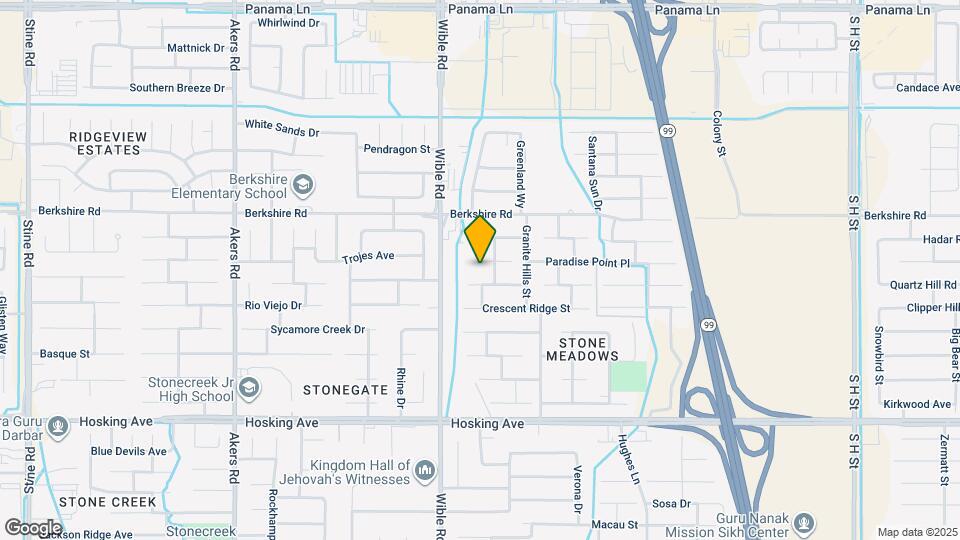 3111 Stoney Peak Ln Mapa y Detalles de la Ubicación