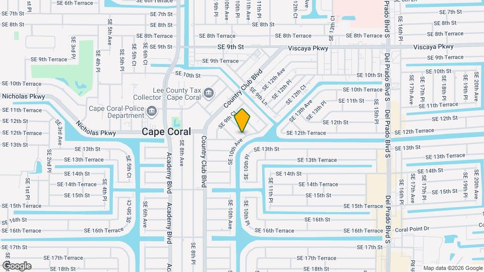 1046 SE 11th Terrace Map and Location Details