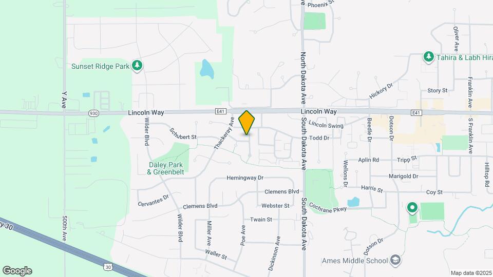 4901 Schubert St Map and Location Details