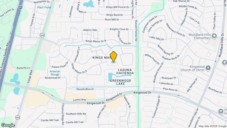 26886 Treasures Ridge Dr Map and Location Details