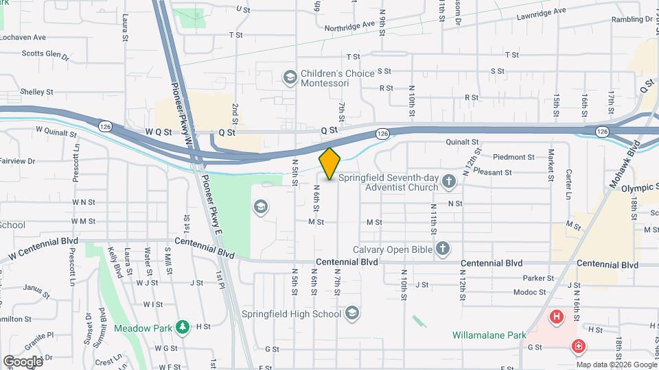 1540 N 7th St Map and Location Details