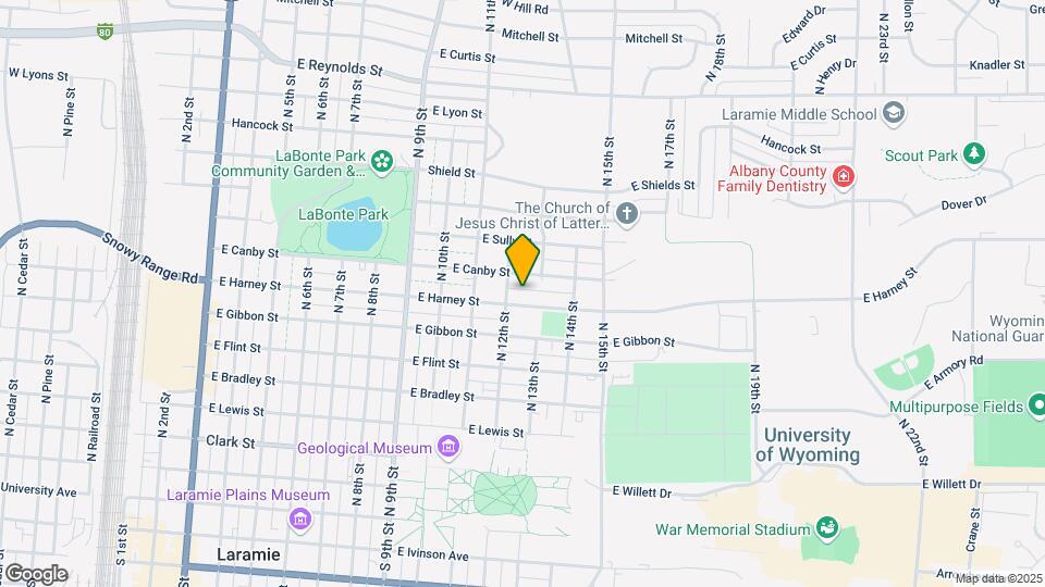 1209 E Harney St, Unit 1209 B Mapa y Detalles de la Ubicación