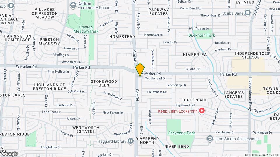 3213 Saddlehead Dr Map and Location Details