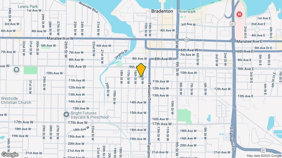 1503 10th Ave W Map and Location Details