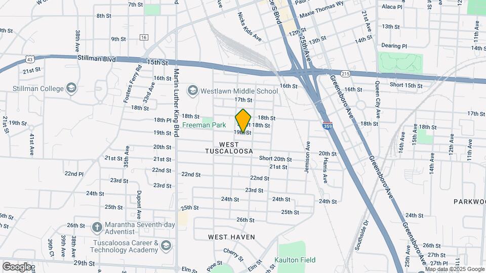 2813 19th St Map and Location Details