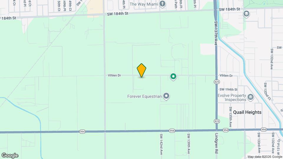 14300 SW 192nd St Map and Location Details