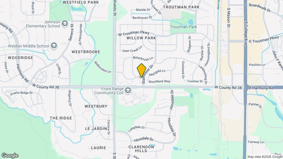 4515 Starflower Dr Map and Location Details