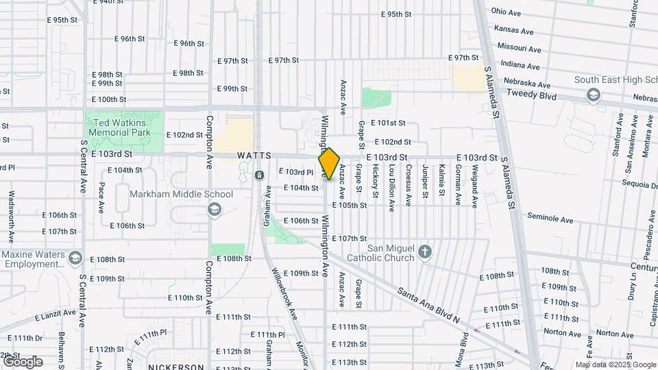 10372 Wilmington Ave Map and Location Details