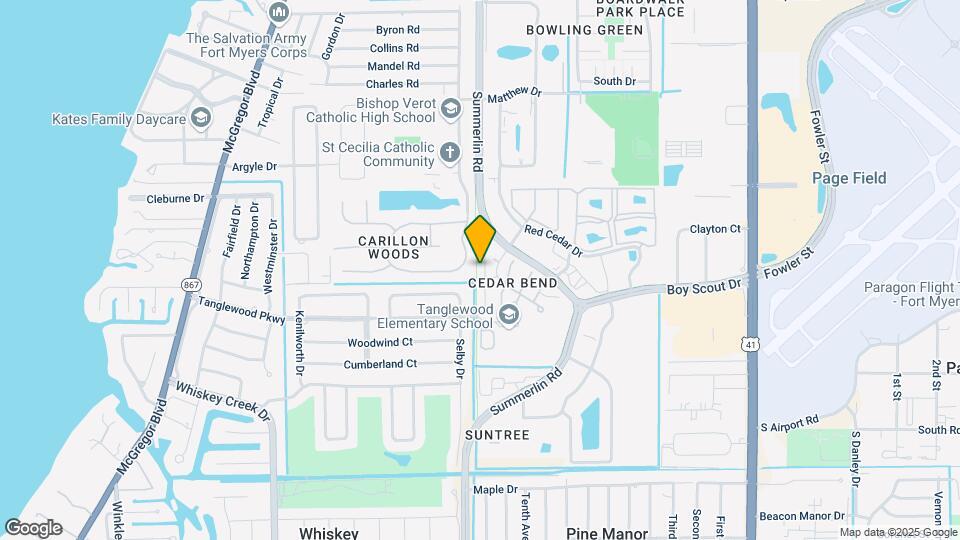 5230 Cedarbend Dr Map and Location Details