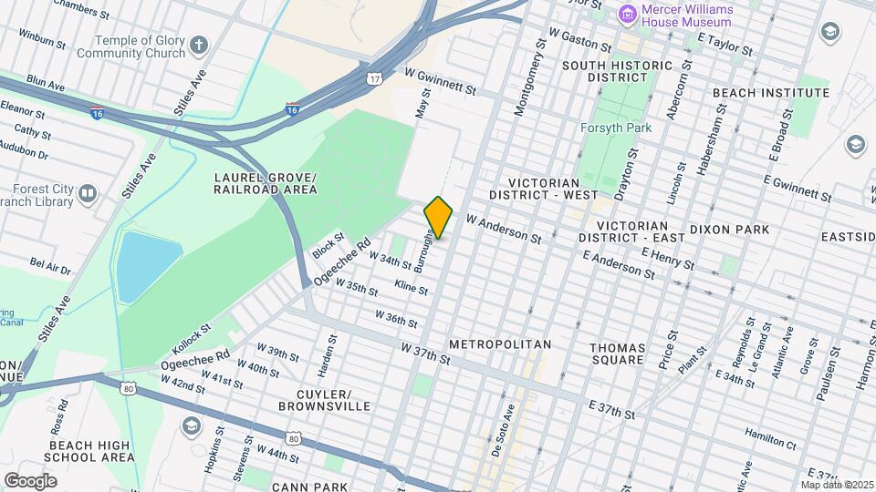 512 W 32nd St Map and Location Details