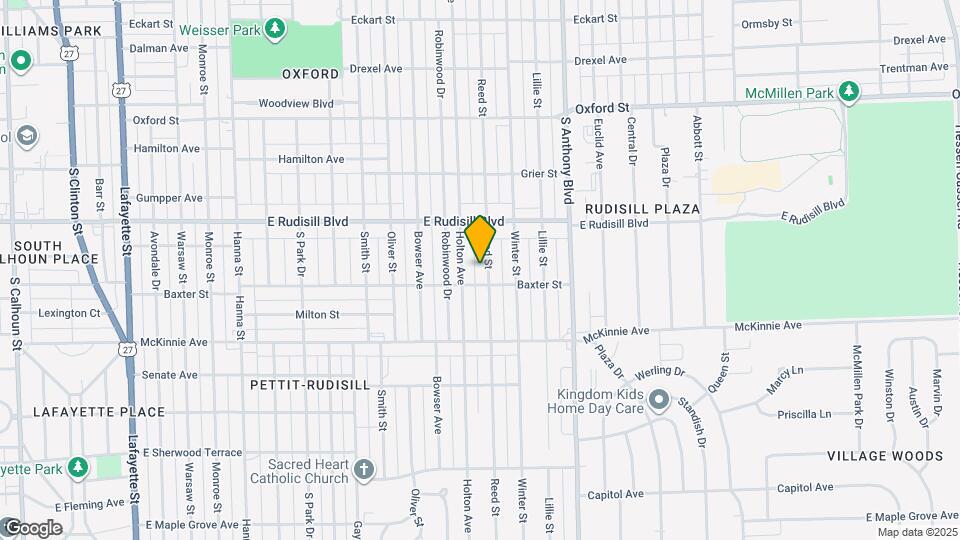 4022 Reed St Map and Location Details