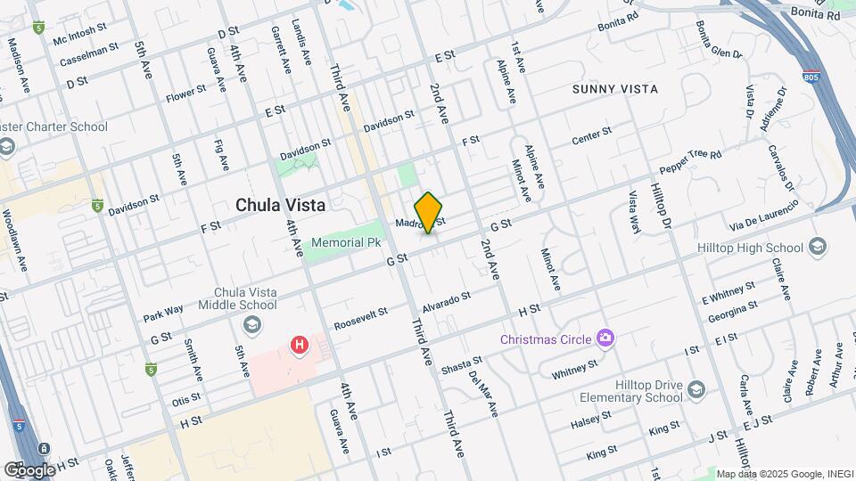 255-265 G St Mapa y Detalles de la Ubicación